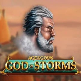 Age Of The Gods: God of Storms game by Playtech – logo hosted on CrownPlay Casino
