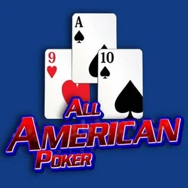 All American Poker by RTG (Reel Time Gaming), showcased at ccrownplay.com – game logo
