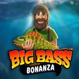 Big Bass Bonanza slot logo by Pragmatic Play at CrownPlay Casino