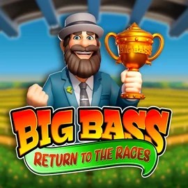 Big Bass Return to the Races logo – Slots by Pragmatic Play at CrownPlay Casino