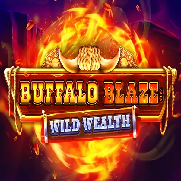 Buffalo Blaze Wild Wealth slot visual from OctoPlay available on ccrownplay.com