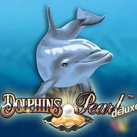 Dolphins Pearl Deluxe logo by Novomatic at CrownPlay Casino