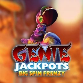 Official Jackpots logo: Genie Jackpots: Big Spin Frenzy by Blueprint Gaming at CrownPlay Casino