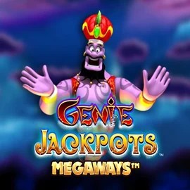 Genie Jackpots Megaways logo by Blueprint Gaming CrownPlay Casino