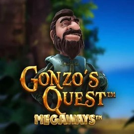 Official Slots logo: Gonzo's Quest Megaways by Red Tiger Gaming at CrownPlay Casino