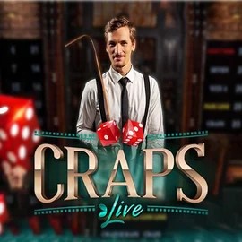 Live Craps slot visual from Evolution available on ccrownplay.com
