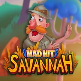 Mad Hit Savannah game by RubyPlay – logo hosted on CrownPlay Casino