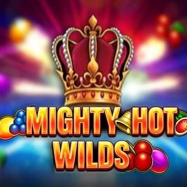 Mighty Hot Wilds logo – Slots by Inspired Gaming at CrownPlay Casino