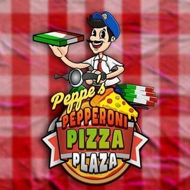 Peppe’s Pepperoni Pizza Plaza casino game by Pragmatic Play – featured logo at CrownPlay Casino