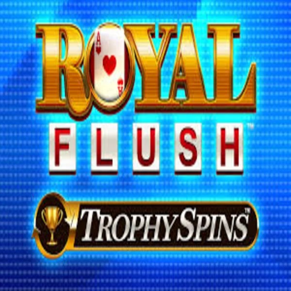 Royal Flush Trophy Spins logo by Greentube at CrownPlay Casino