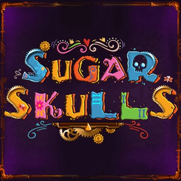 Sugar Skulls logo by Booming Games CrownPlay Casino