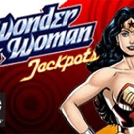 Wonder Woman Jackpots by Amaya, showcased at ccrownplay.com – game logo